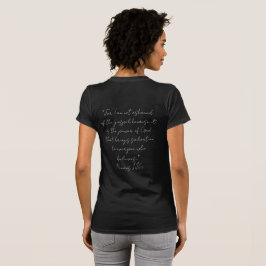 Vrouwen t-shirt met Verse op de achterkant