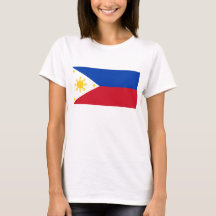 Vrouwen T-Shirt met vlag van de Filipijnen