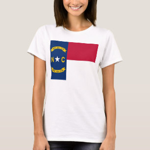 Vrouwen T-Shirt met vlag van de staat North Caroli
