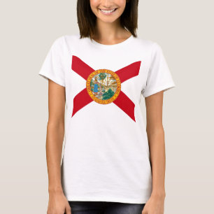 Vrouwen T Shirt met vlag van Florida State