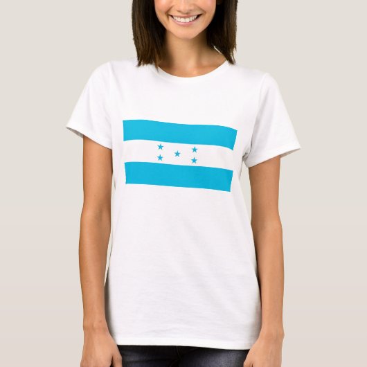 Vrouwen T-Shirt met vlag van Honduras (Voorkant)