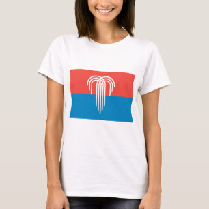 Vrouwen T-Shirt met vlag van Kansas City, Missouri
