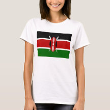 Vrouwen T-Shirt met vlag van Kenia