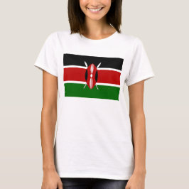 Vrouwen T-Shirt met vlag van Kenia