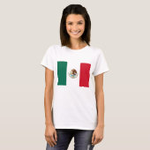 Vrouwen T Shirt met Vlag van Mexico (Voorkant volledig)