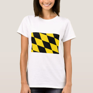 Vrouwen T-Shirt met vlag van München, Beieren