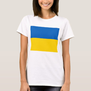 Vrouwen T-Shirt met vlag van Oekraïne