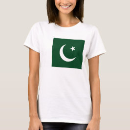 Vrouwen T-Shirt met vlag van Pakistan