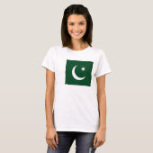 Vrouwen T-Shirt met vlag van Pakistan (Voorkant volledig)