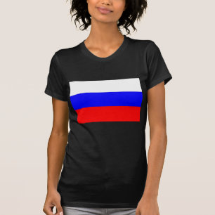 Vrouwen T-Shirt met vlag van Rusland