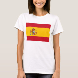 Vrouwen T-Shirt met vlag van Spanje