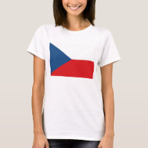 Vrouwen T-Shirt met vlag van Tsjechië