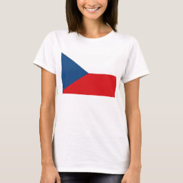 Vrouwen T-Shirt met vlag van Tsjechië