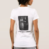 Vrouwen T-shirt - Trouwfoto (Achterkant)