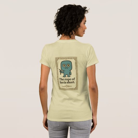 Vrouwen T-shirt van Smilo- Inspirerend Quote (Achterkant volledig)