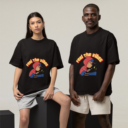 Vrouwen t-shirt - Voel de vibe