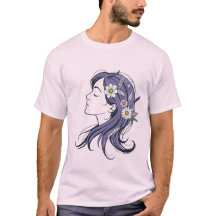 Vrouwen T-shirt voor boho en esthetische stijl