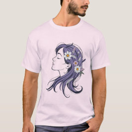 Vrouwen T-shirt voor boho en esthetische stijl