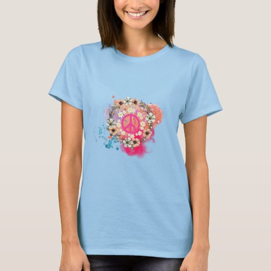 Vrouwen T-shirts Hippie (Voorkant)