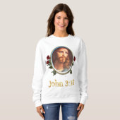Vrouwen t-shirts John 3:16 (Voorkant volledig)