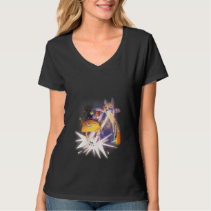 Vrouwen Tacoca Buitenruimte Kat Taco Grappig Mexic T-shirt