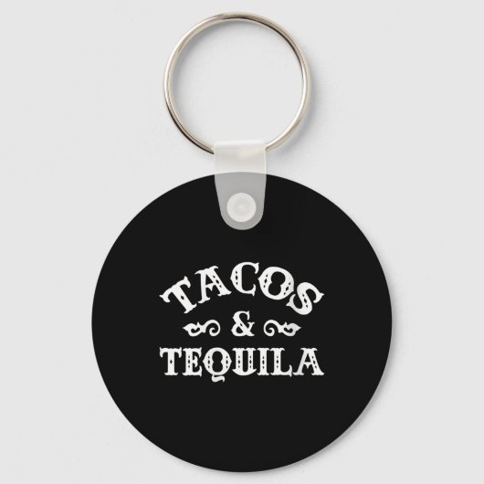 Vrouwen taco's en tequila grappig Cinco de Mayo Ba Sleutelhanger (Voorkant)