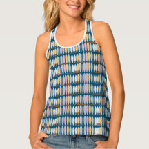 Vrouwen Tanktop Longboard stijl