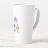 Vrouwen Tee Shirts, Mannen Shirten Latte Mok (Rechterhoek)