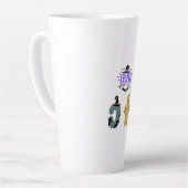 Vrouwen Tee Shirts, Mannen Shirten Latte Mok (Linkerhoek)
