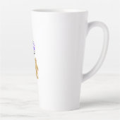 Vrouwen Tee Shirts, Mannen Shirten Latte Mok (Rechts)