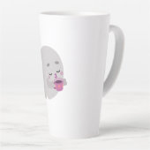 Vrouwen Tee Shirts, Mannen Shirten Latte Mok (Rechterhoek)