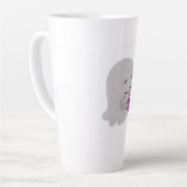 Vrouwen Tee Shirts, Mannen Shirten Latte Mok (Linkerhoek)