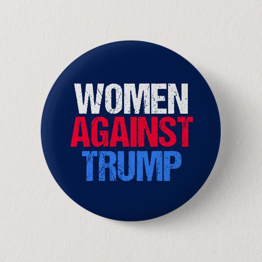 Vrouwen tegen Donald Trump Ronde Button 5,7 Cm (Voorkant)