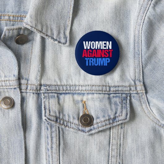 Vrouwen tegen Donald Trump Ronde Button 5,7 Cm (In situ)