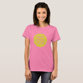 Vrouwen tegen modern Football (bruin/Limoen) T-shirt (Voorkant volledig)