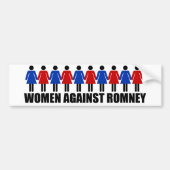 Vrouwen tegen Romney Bumpersticker (Voorkant)