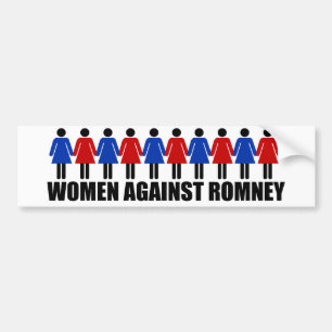 Vrouwen tegen Romney Bumpersticker