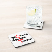 Vrouwen tegen Trump Beverage Coaster Bier Onderzetter (Rechterzijde)