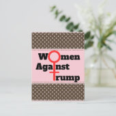 Vrouwen tegen Trump Briefkaart (Staand voorkant)
