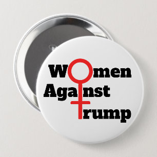 Vrouwen tegen Trump Button