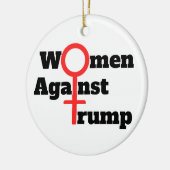 Vrouwen tegen Trump Keramisch Ornament (Links)