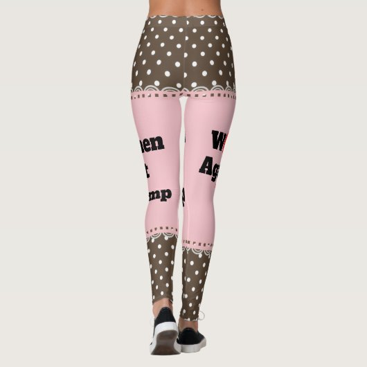 Vrouwen tegen Trump Leggings (Achterkant)