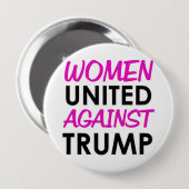 Vrouwen tegen Trump Ronde Button 4,0 Cm (Voorkant /achterkant)