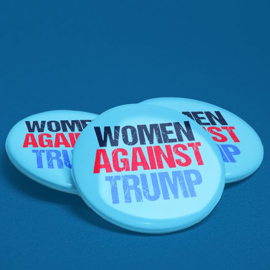 Vrouwen tegen Trump Ronde Button 5,7 Cm