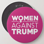 Vrouwen tegen Trump Ronde Button 6,0 Cm (Voorkant /achterkant)
