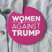 Vrouwen tegen Trump Ronde Button 6,0 Cm (In situ)