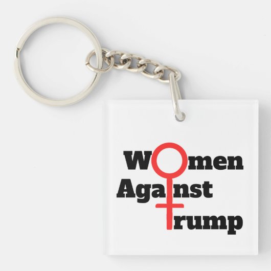 Vrouwen tegen Trump Sleutelhanger (voorkant)
