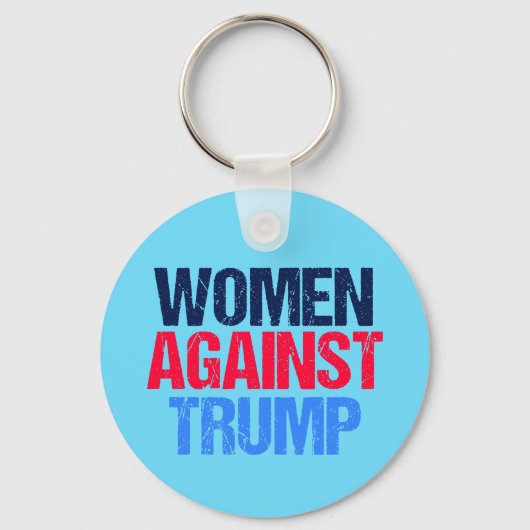 Vrouwen tegen Trump Sleutelhanger (Achterkant)