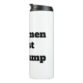 Vrouwen tegen Trump Thermal Tumbler Thermosbeker (Geroteerd rechts)