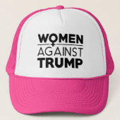 Vrouwen tegen Trump Trucker Pet (Voorkant)